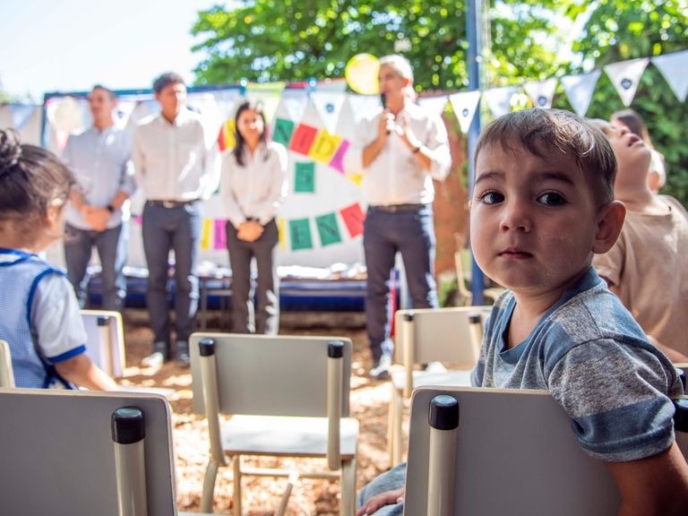 Javkin inauguró el ciclo 2025 en 45 salas de 3 años en los jardines municipales | Rosario y la región