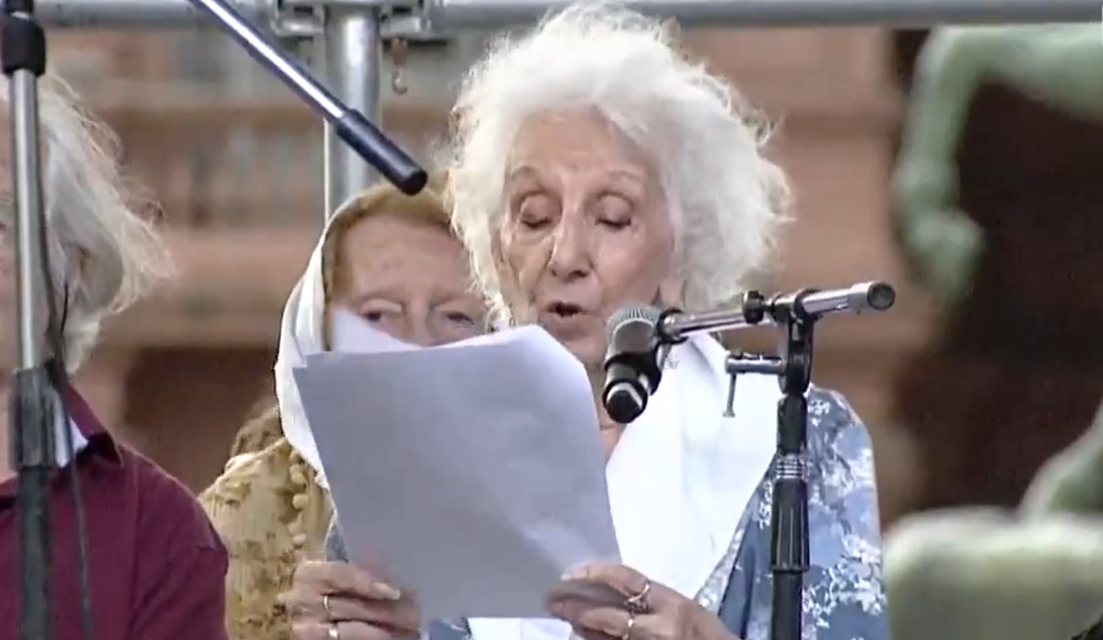 Estela de Carlotto en el Día de la Memoria: “Nunca es tarde para recuperar la identidad” | Información General
