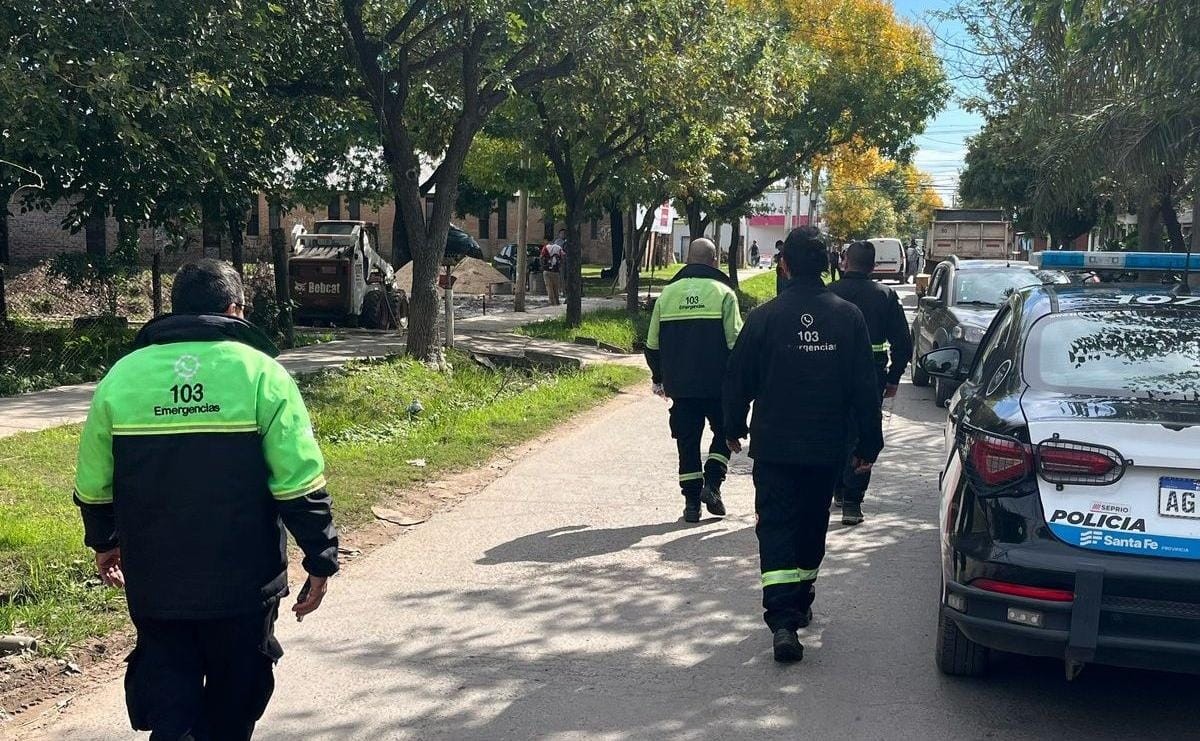 Fuga de gas en la esquina de una escuela: la situación está controlada | Rosario y la región