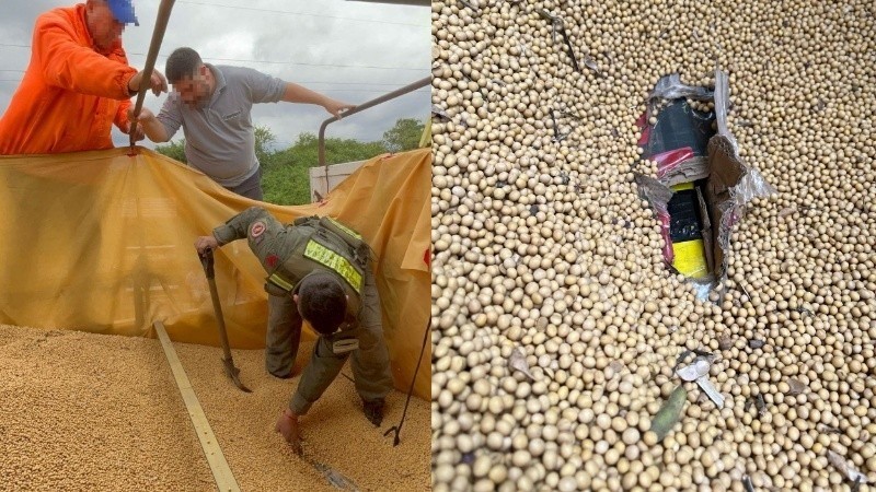 Hallaron 20 kilos de cocaína escondida entre granos de soja en un camión que se dirigía a Rosario | Rosario y la región