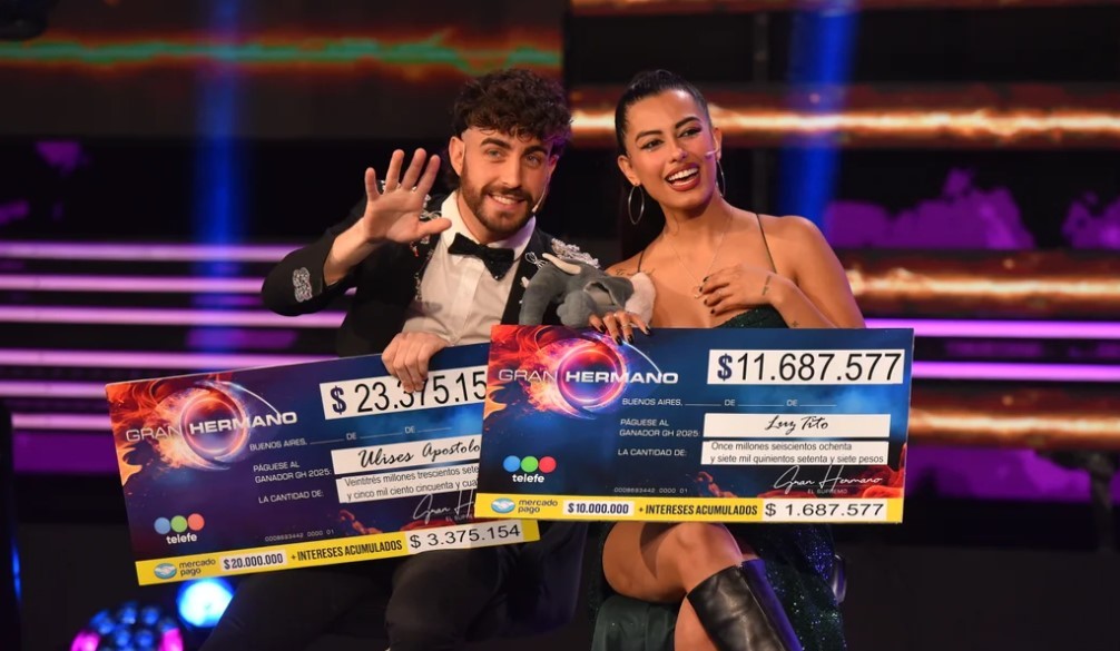 Gran Hermano 2025: Tato es el ganador y se lleva más de $84.000.000, una casa, una moto y cerveza por un año | Espectáculos