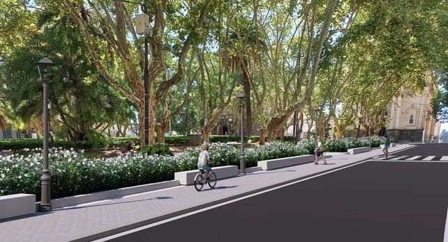 Comienza la remodelación de la Plaza 25 de Mayo: conexión urbana, accesibilidad y seguridad peatonal | Rosario y la región