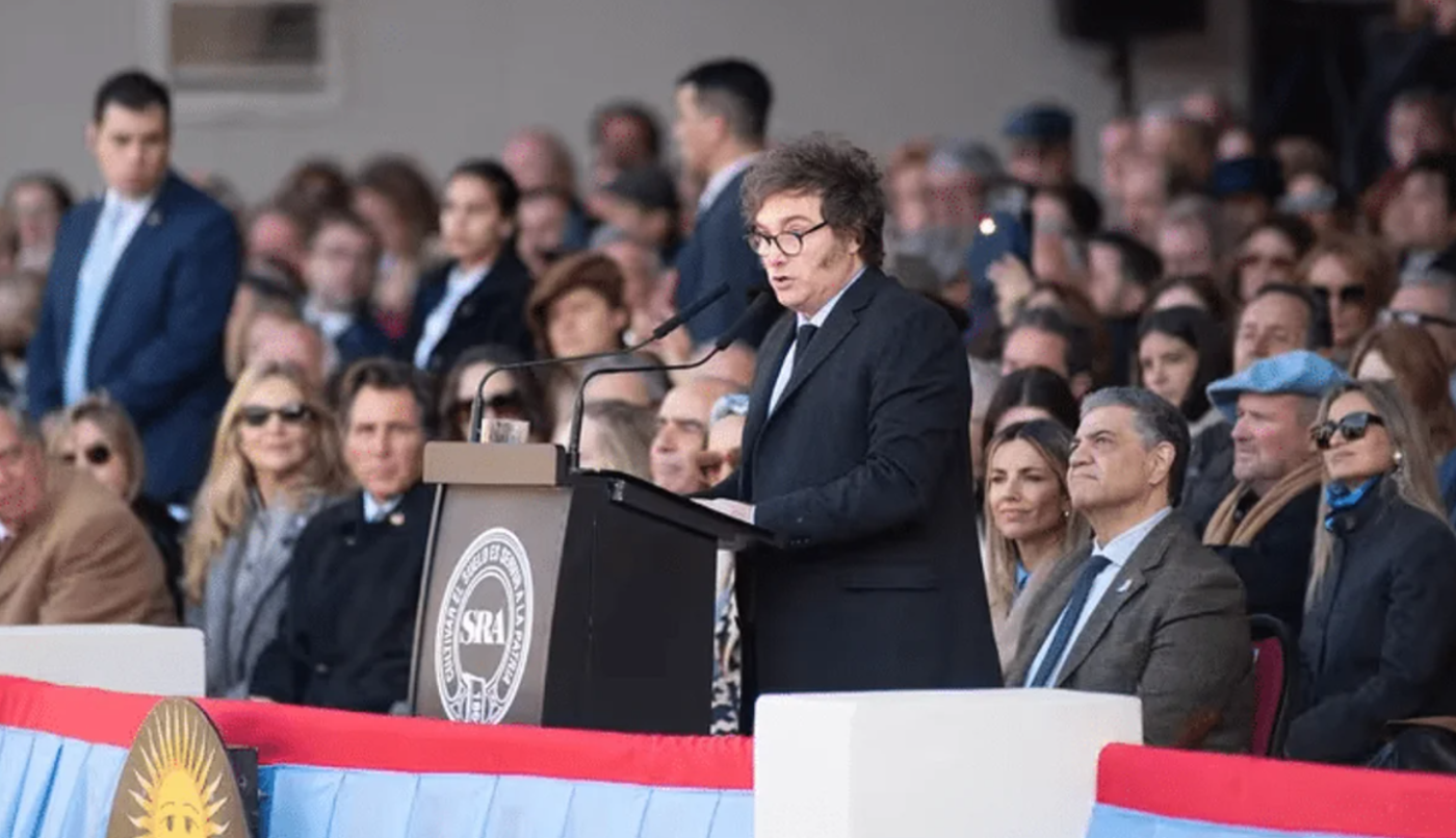 Javier Milei ya está en la Rural, hay expectativas por un anuncio para las retenciones a la carne | Política y Economía