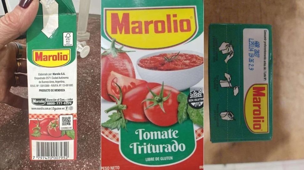 Alerta de ANMAT: piden no consumir un lote de tomate triturado por la presencia de "gusanos" | Información General