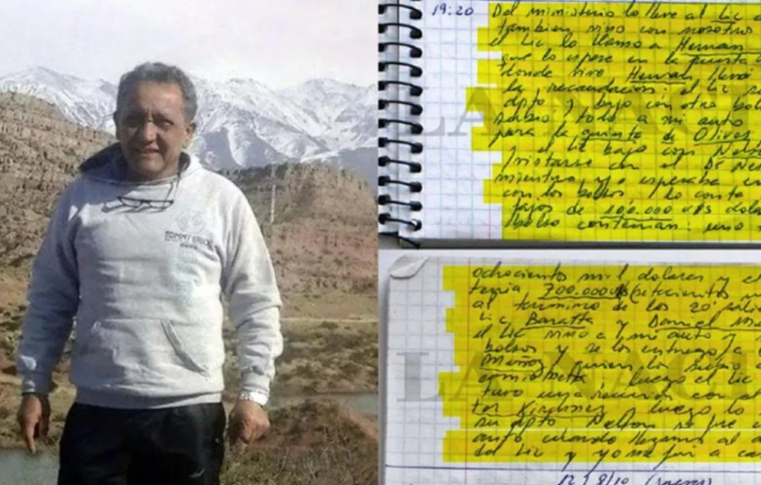 El tribunal incorporó el peritaje de Gendarmería que confirma a Centeno como autor de los cuadernos | Información General