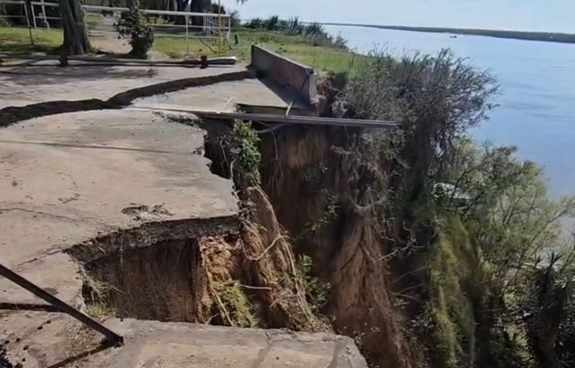 Granadero Baigorria: alerta por derrumbe de la barranca | Rosario y la región