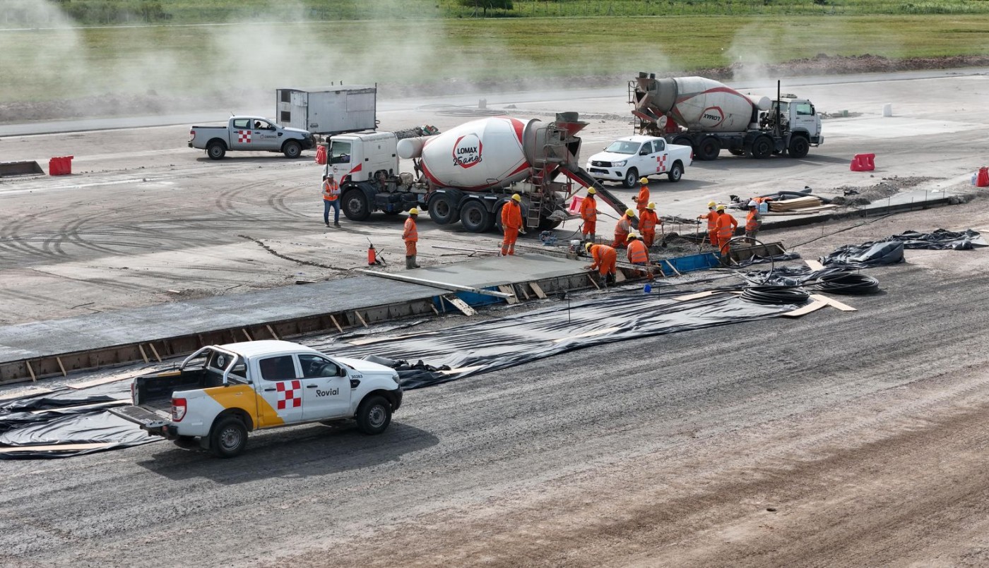 Avanzan las obras en el aeropuerto internacional Islas Malvinas | Rosario y la región