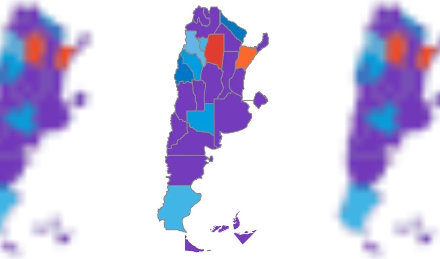El mapa se pintó de violeta: uno por uno, los ganadores en las provincias | Política y Economía