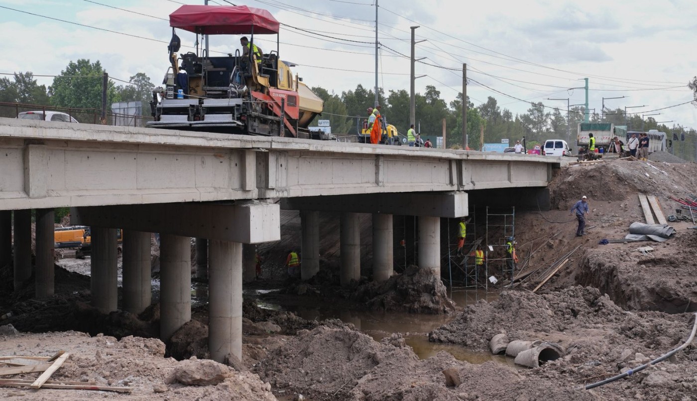 La obra de la avenida Jorge Newbery tiene un 71 % de avance | Rosario y la región