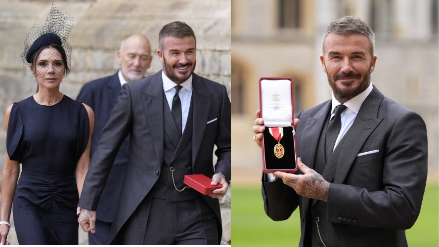 ¡David Beckham es "Sir"! El Rey Carlos III lo distingue como Caballero en una ceremonia emotiva | Espectáculos