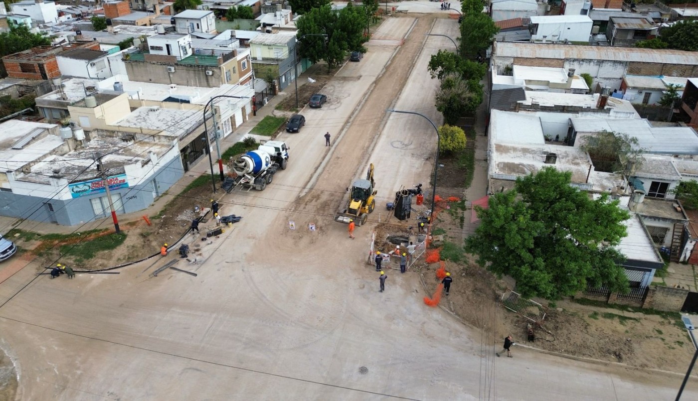 Avanzaron un 70 % las obras para la duplicación de carriles en Avenida Rouillón | Rosario y la región