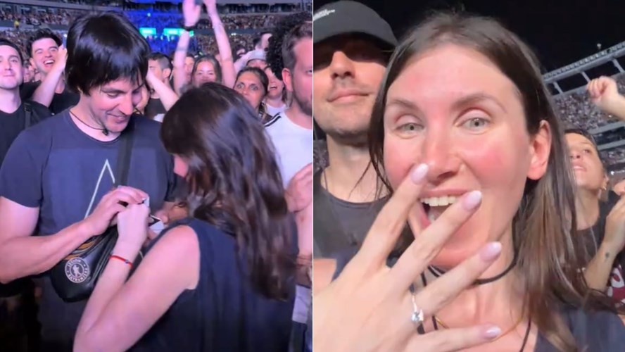 Momento mágico en Oasis: le propusieron casamiento con una icónica canción | Espectáculos