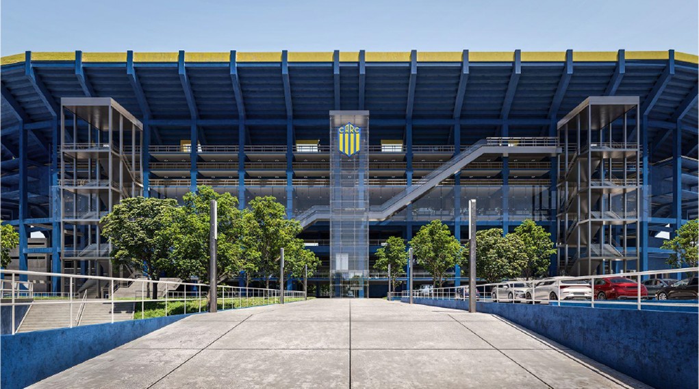 Avances en la obra de la tercera bandeja del Gigante de Arroyito | Deportes