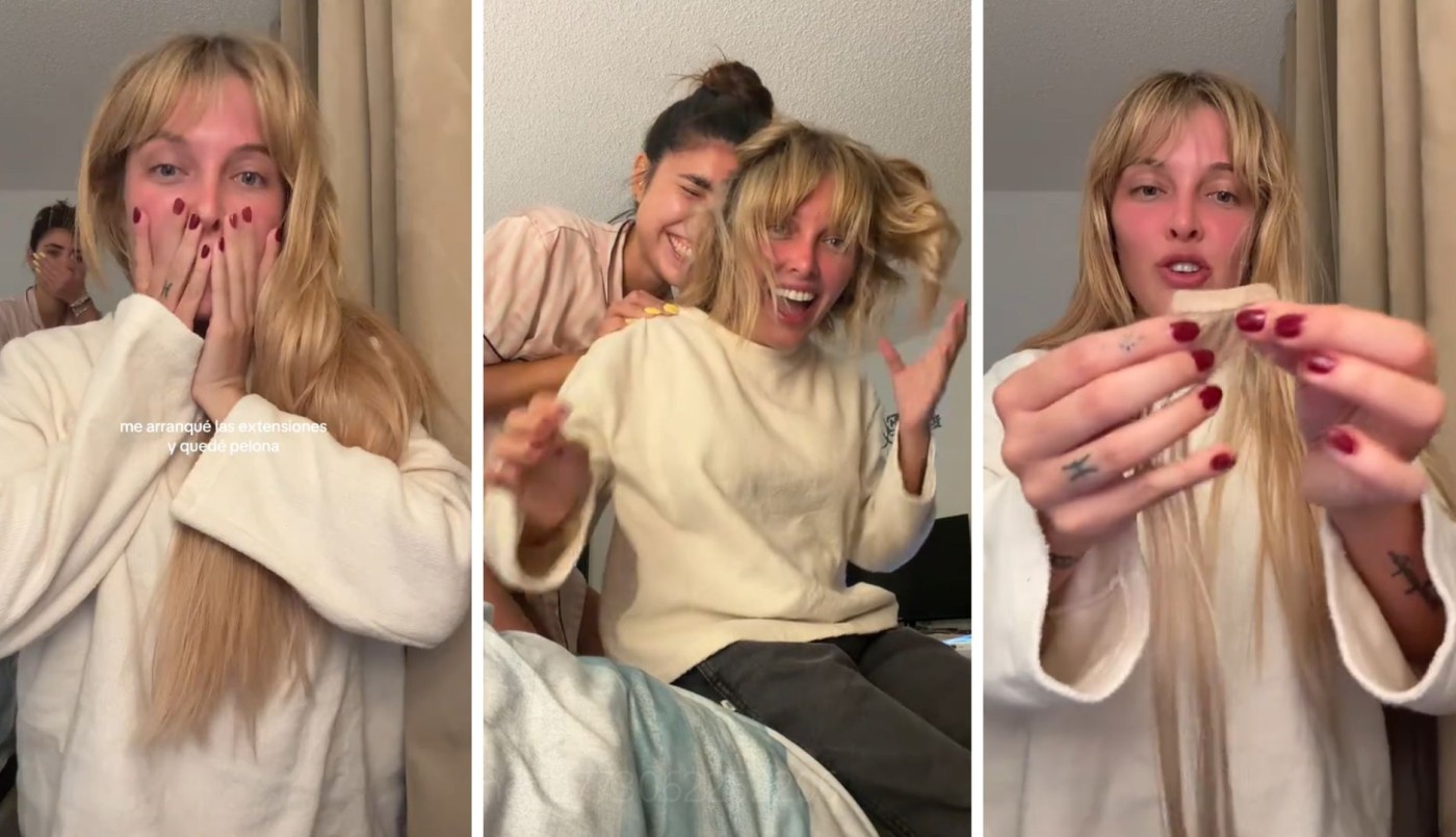 La Reini se quitó sus extensiones en plena “noche de chicas” y sorprendió con un cambio de look en Miami | Espectáculos