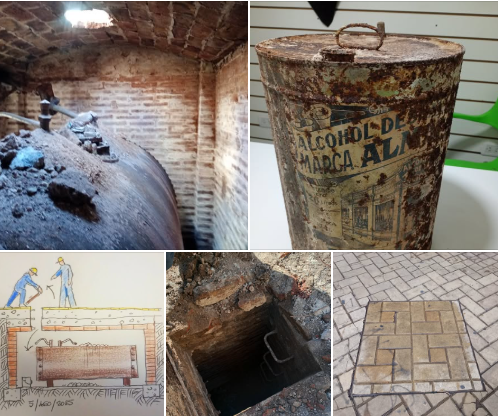 Hallaron una bóveda con tanque de combustible bajo la Plaza 25 de Mayo | Curiosidades