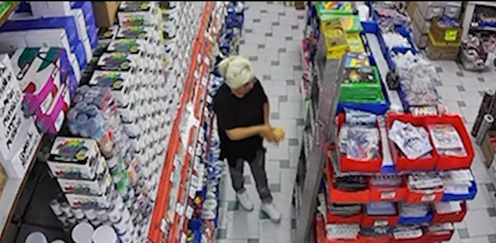 Robo en un comercio de calle San Luis: una mechera fue grabada por las cámaras | Rosario y la región