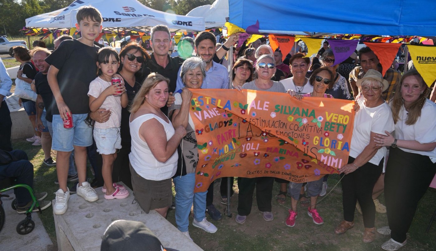 Se inauguró el nuevo playón del barrio Puente Negro | Rosario y la región