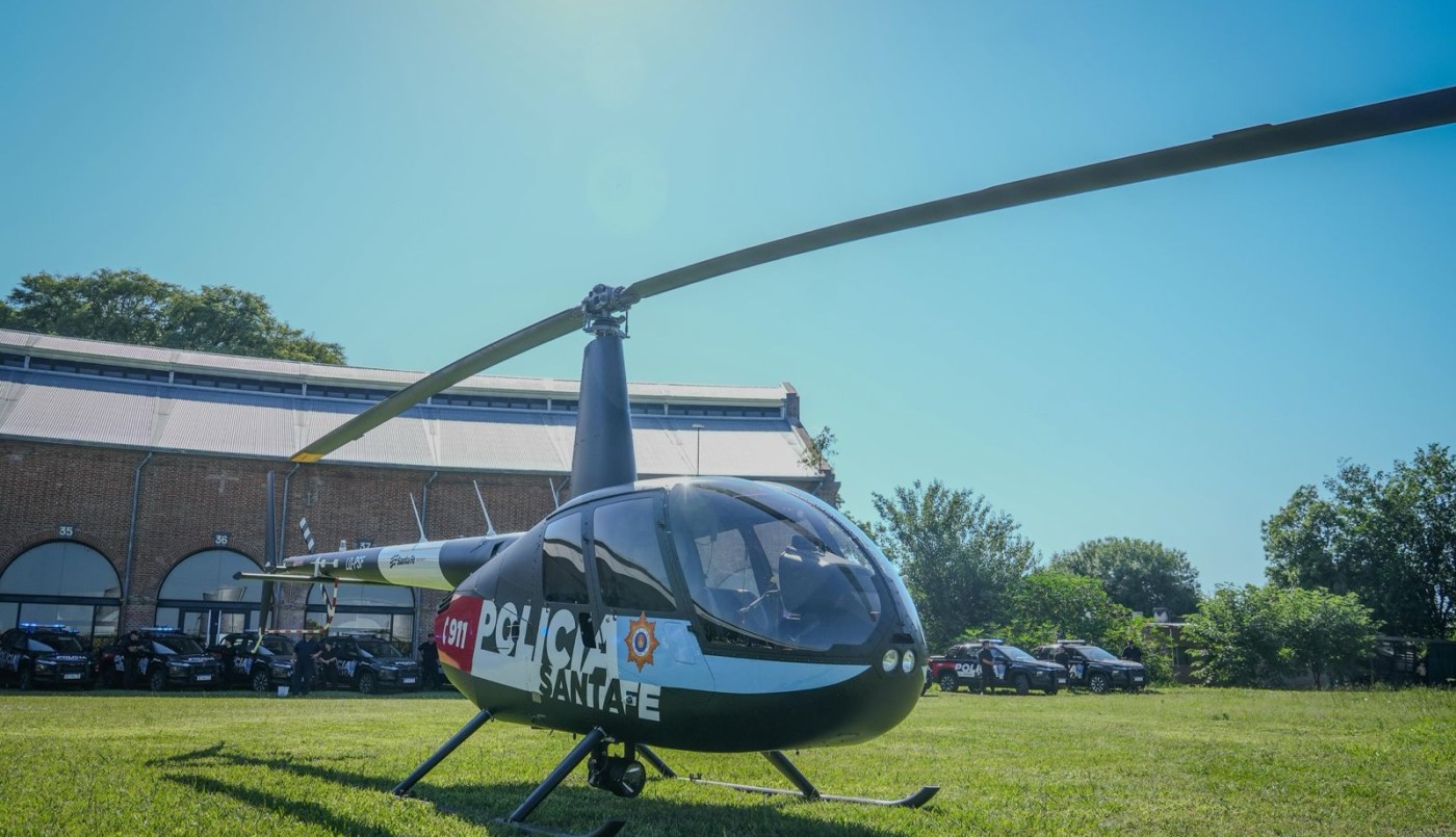 La Policía de Santa Fe incorporó un helicóptero y Rosario vuelve a contar con patrullaje aéreo | Rosario y la región