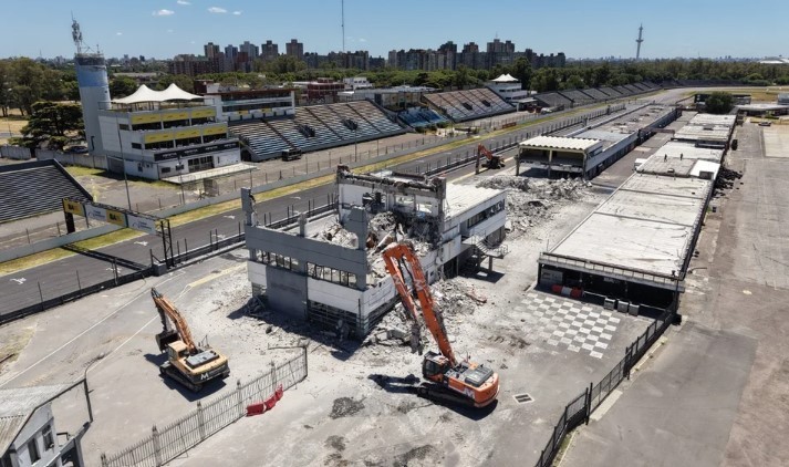 Empezaron las obras para modernizar el Gálvez de cara al regreso del MotoGP y la Fórmula 1 | Deportes