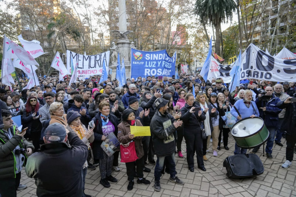 Paros y movilizaciones en Rosario en rechazo al proyecto de reforma laboral | Rosario y la región