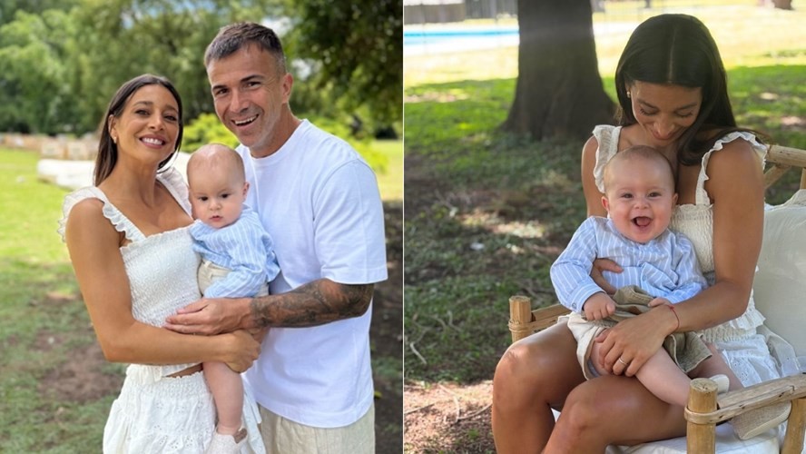 Sol Pérez y Guido Mazzoni celebraron el bautismo de su hijo Marco con emotivas imágenes familiares. | Espectáculos