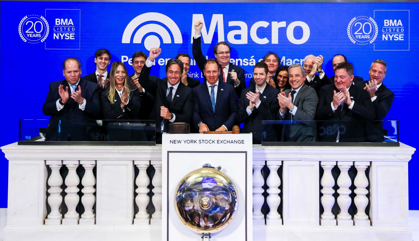 Banco Macro celebra 20 años en la bolsa de Nueva York: solidez internacional y compromiso con el futuro de Argentina | Contenido patrocinado
