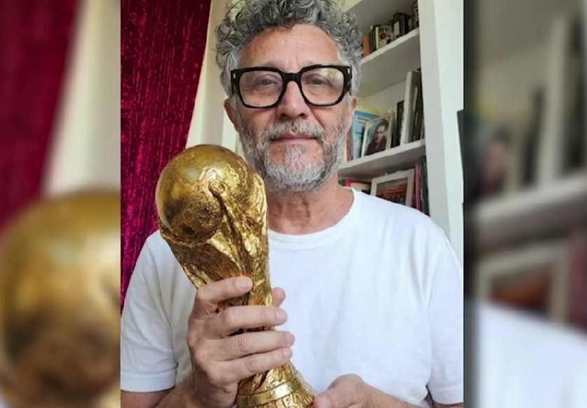 Maxi, el escultor que le regaló la Copa del Mundo a Fito Páez | Rosario y la región