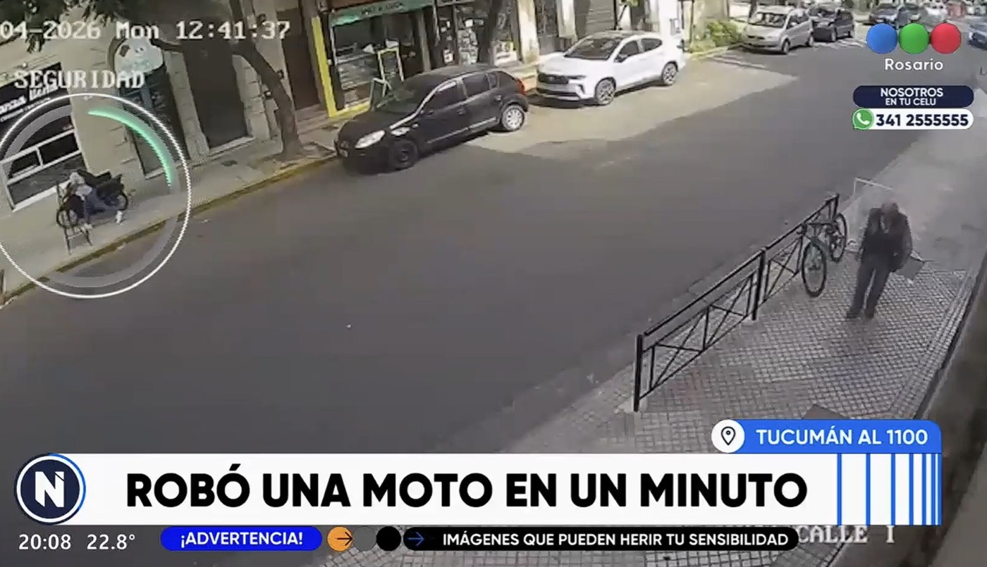 Le robaron la moto a una empleada de un bar en Tucumán al 1100: ocurrió en segundos y a plena luz del día | Rosario y la región