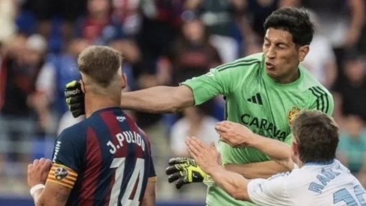 El pedido de disculpas de Esteban Andrada tras su trompada a Pulido en Zaragoza: “Estoy muy arrepentido” | Deportes