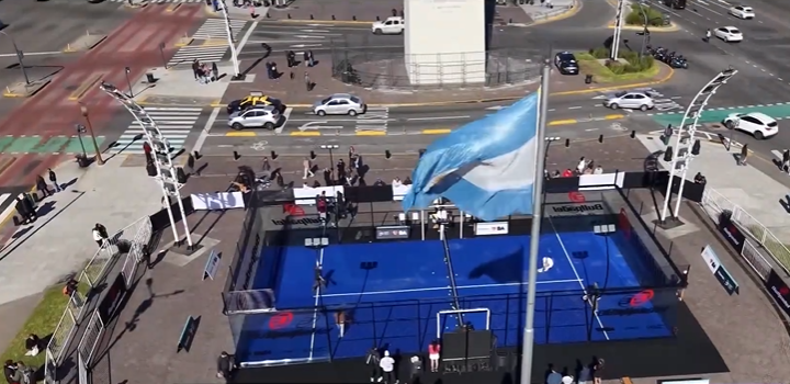 El Obelisco se transformó en cancha de pádel | Deportes