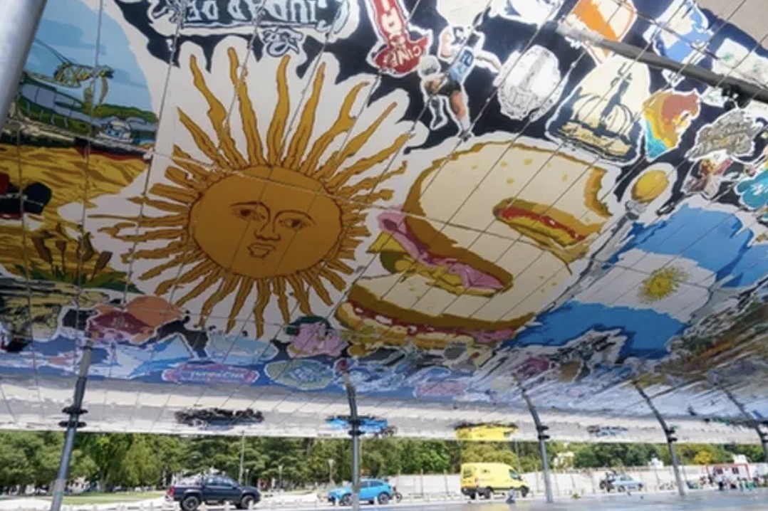 Costa Nueva en Rosario: el mural “El Aura” será cerrado por tramos para su etapa final de conservación | Rosario y la región