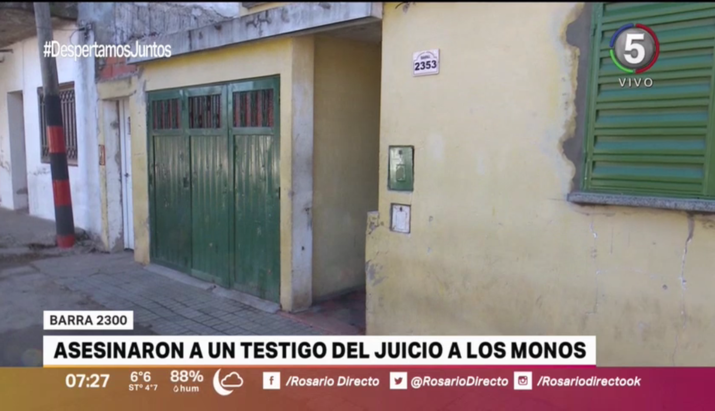 Asesinaron a un testigo del juicio a Los Monos | Información General