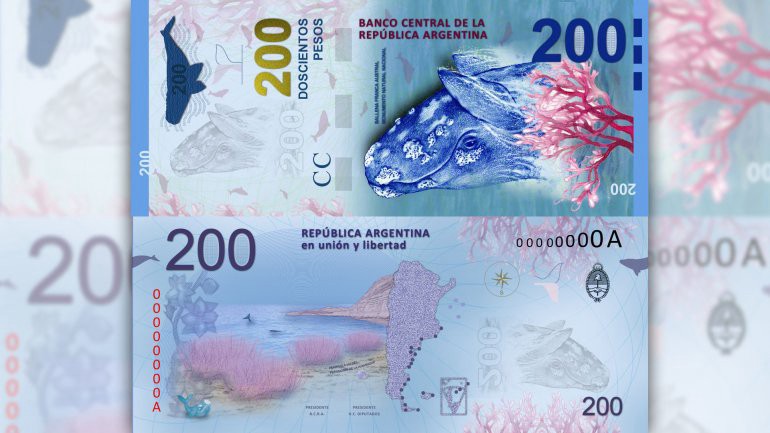 El Banco Central presenta hoy el nuevo billete de 200 pesos | Información General