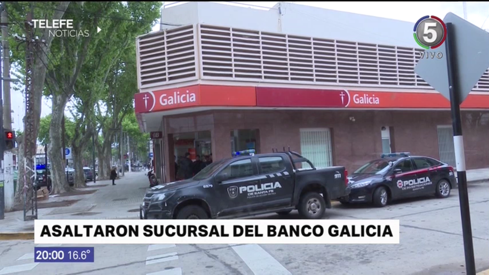 Asalto comando a una sucursal bancaria de zona sur | Información General