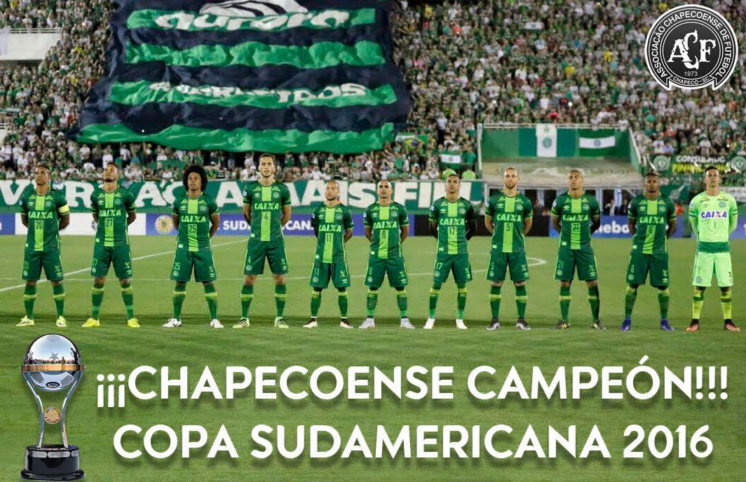 Chapecoense fue declarado campeón de la Copa Sudamericana | Información General