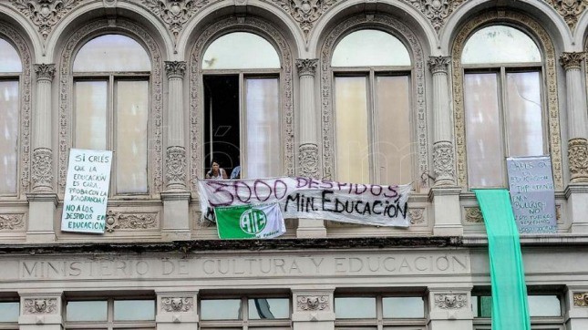 ATE retomó el paro en el Ministerio de Educación | Información General