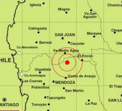 Sismo de 4,6 grados en Mendoza | Información General