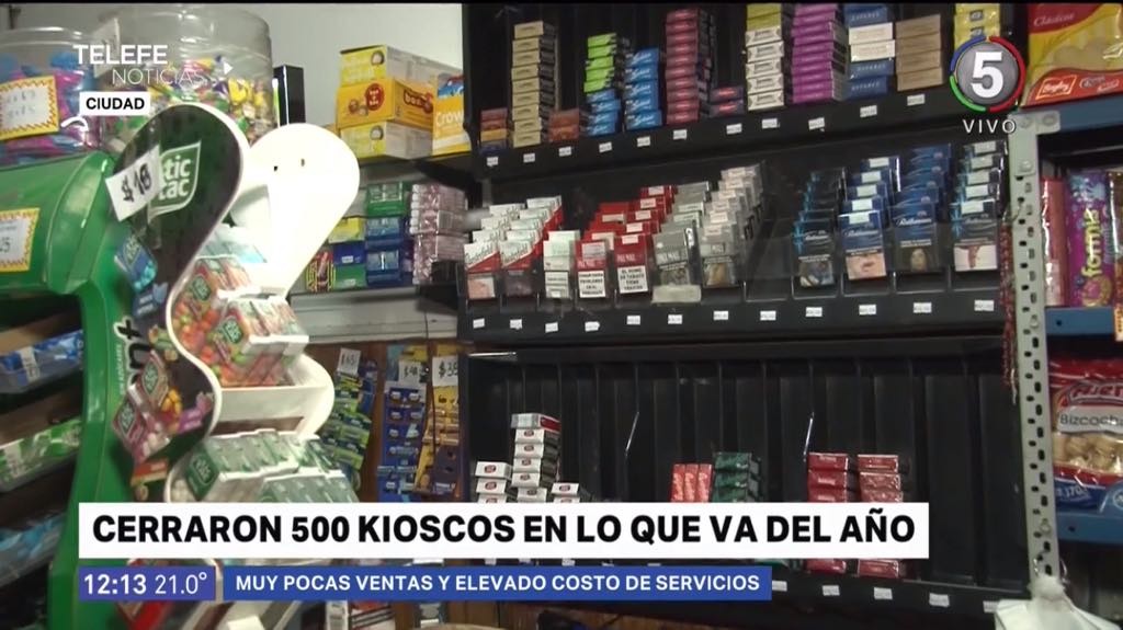 Cerraron 500 kioscos en lo que va del año | Información General