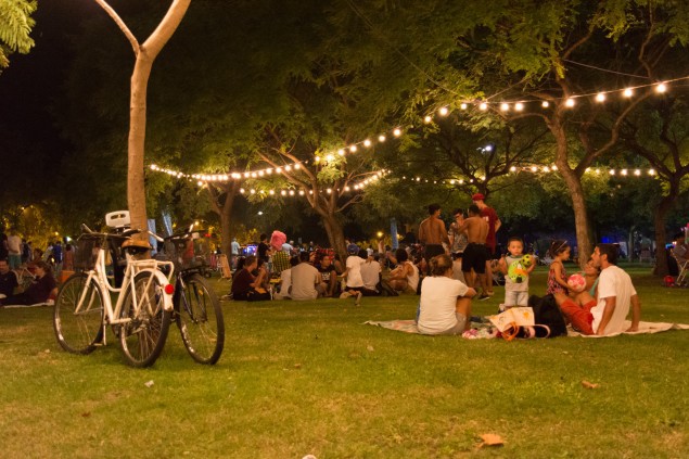 Nuevo picnic nocturno en el rosedal del parque de la Independencia | Información General