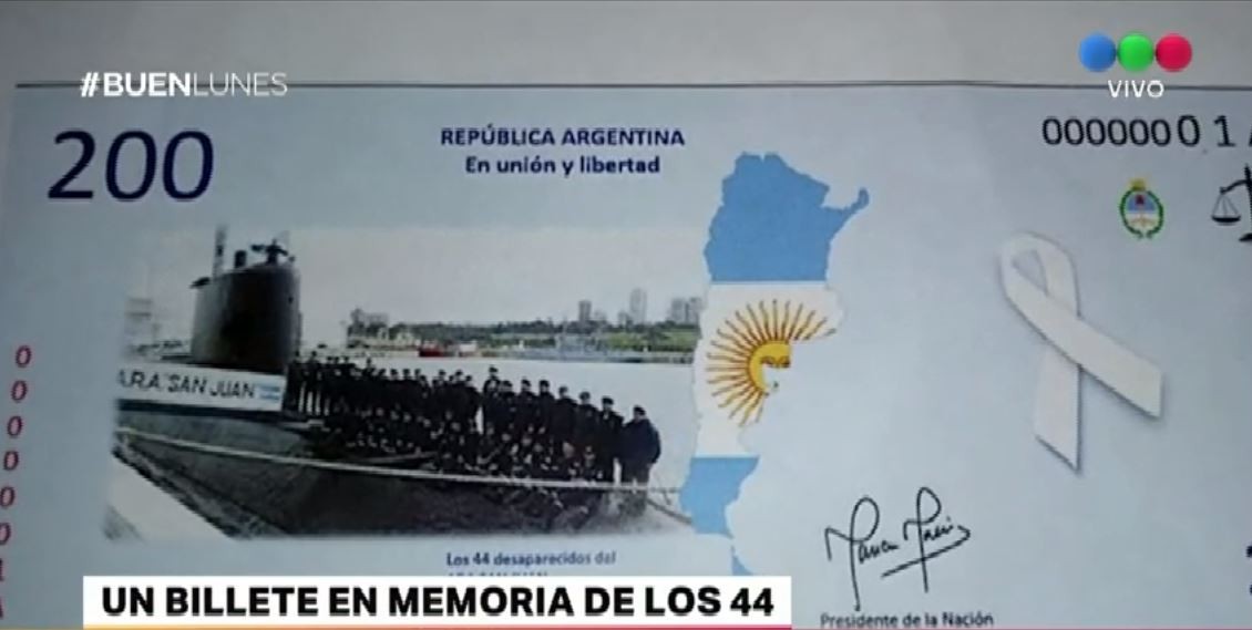 Alumnas de un colegio de Santa Fe diseñaron un billete en memoria del ARA San Juan | Información General