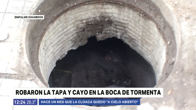 Un nene de 8 años cayó en una boca de tormenta en Empalme Graneros | Información General