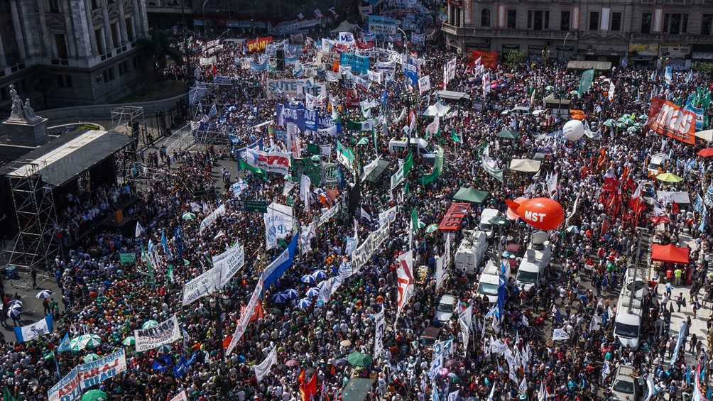 Jornada de paro y movilización contra la reforma previsional en todo el país | Información General