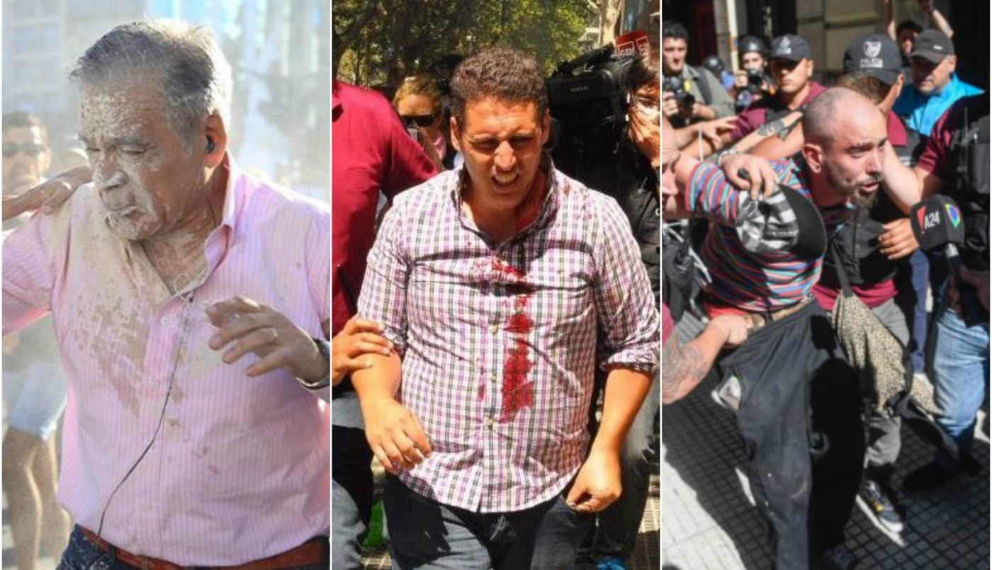 Reforma previsional: periodistas agredidos durante la manifestación en el Congreso | Información General