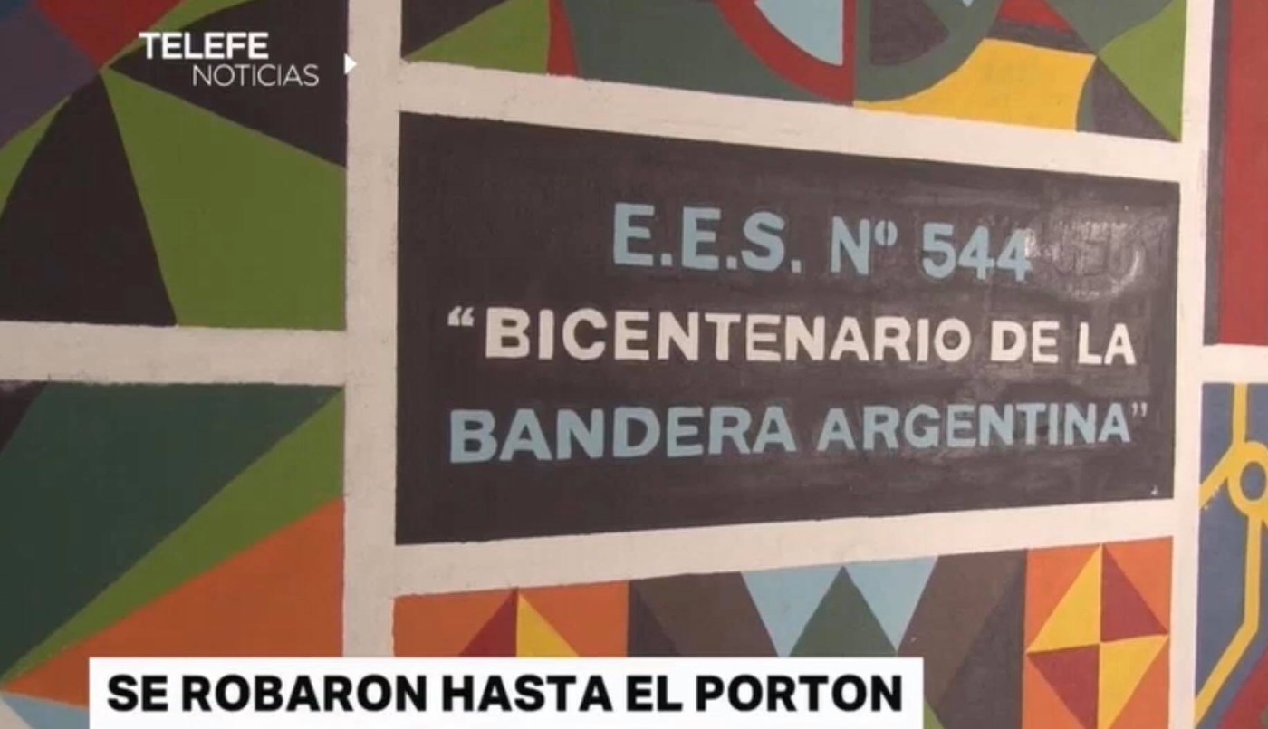 Otro robo a una escuela: se llevaron hasta el portón | Información General