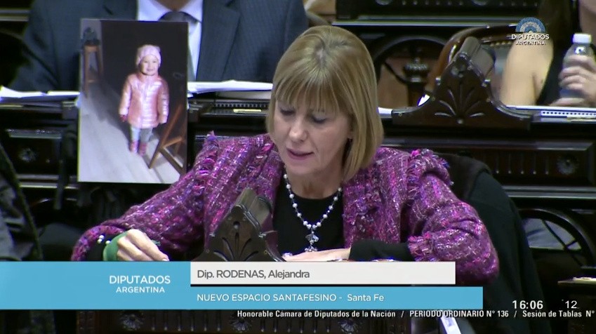 Aborto: Rodenas manifestó su voto a favor y compartió el caso fatal de una adolescente santafesina | Información General