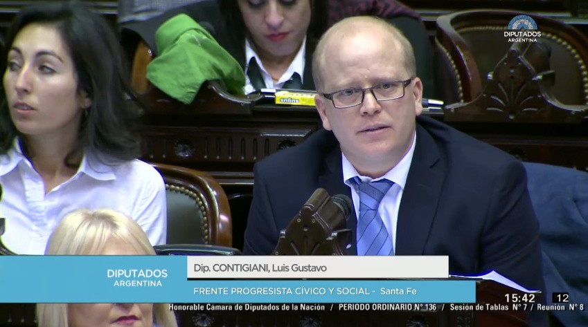 Contigiani: "No hay acto más revolucionario que defender la vida y la justicia social de la Patria" | Información General