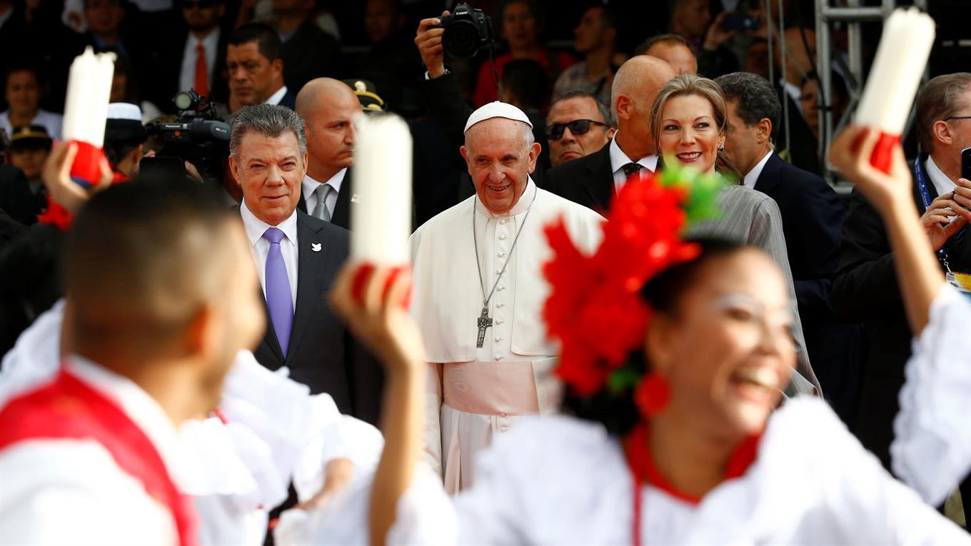 El papa Francisco inició su visita en Colombia | Internacionales