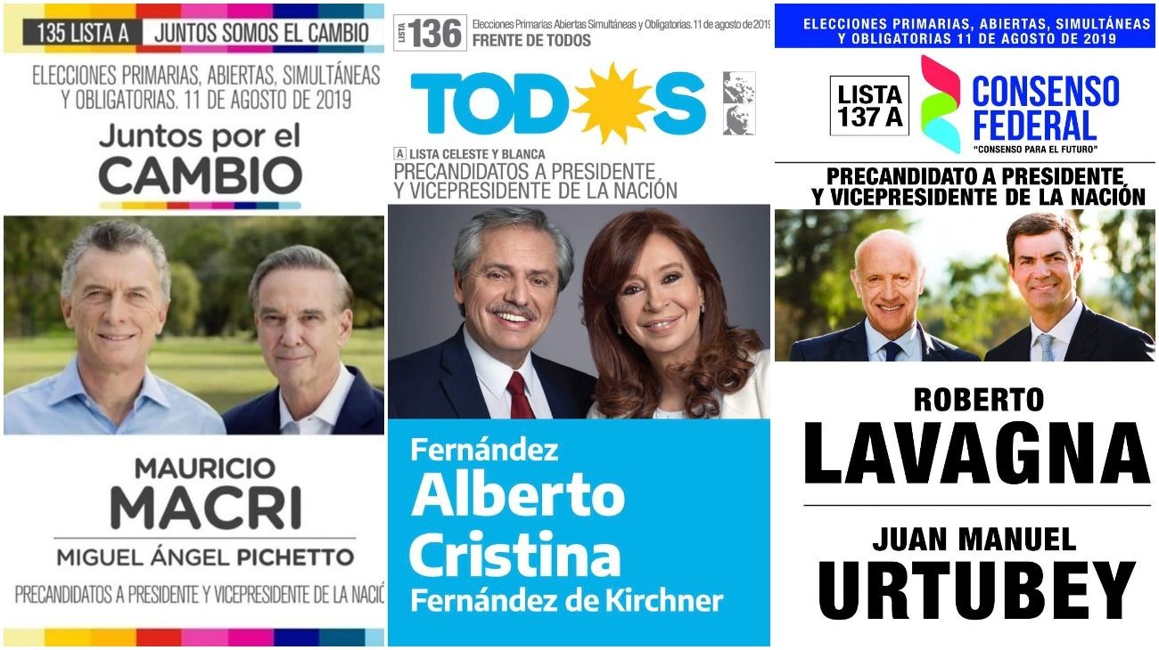 PASO 2019: las diez fórmulas que buscan llegar a octubre | Información General