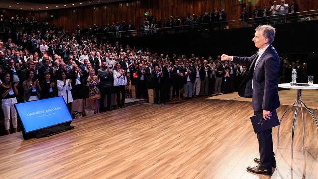 Macri, ante el gabinete ampliado: "Al que no nos votó, digamosle 'te necesito'" | Información General