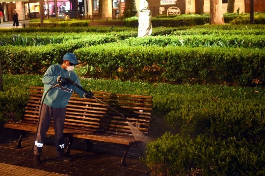 La Municipalidad profundiza medidas de higiene en espacios públicos | Información General